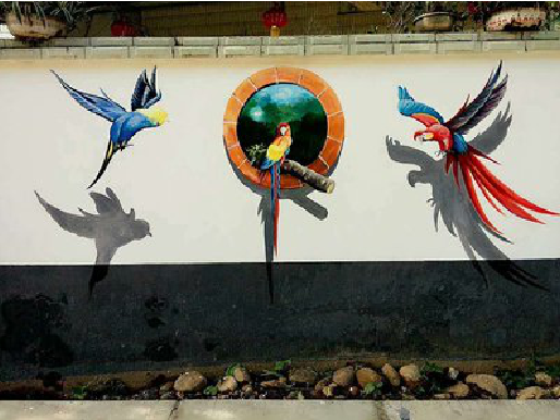 师宗视觉错位-3D墙绘设计