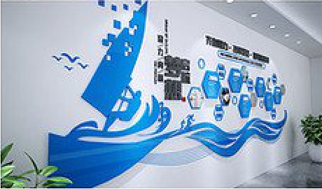 师宗海浪主题文化墙如何设计？