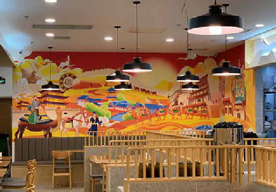 师宗商业空间彩绘介绍。