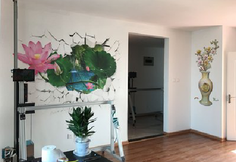 师宗墙体彩绘相比墙纸的优势。