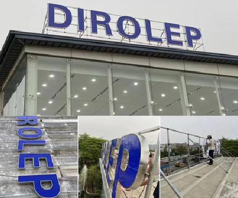 师宗楼顶发光字安装的注意事项。